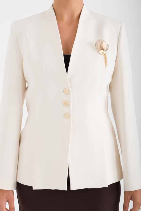 NOIR Ekru-Kahve Ofis Takımı