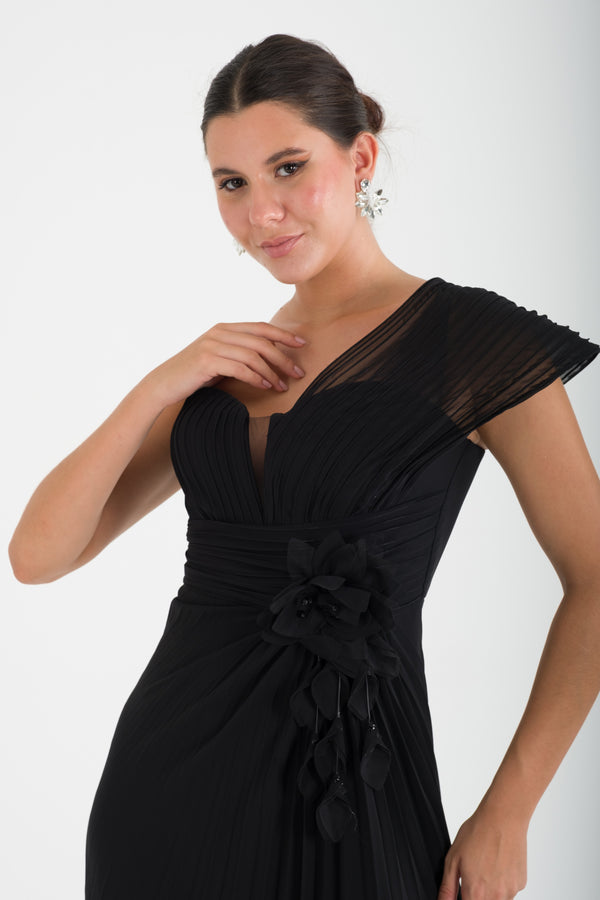 KAYLEE Siyah Abiye Elbise