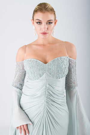 AURORA Mint Abiye Elbise