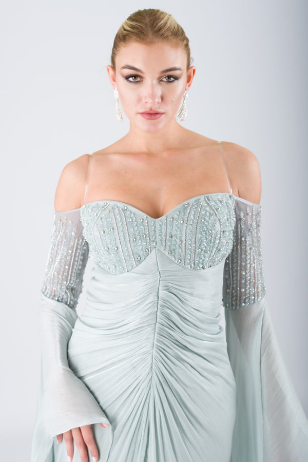 AURORA Mint Abiye Elbise