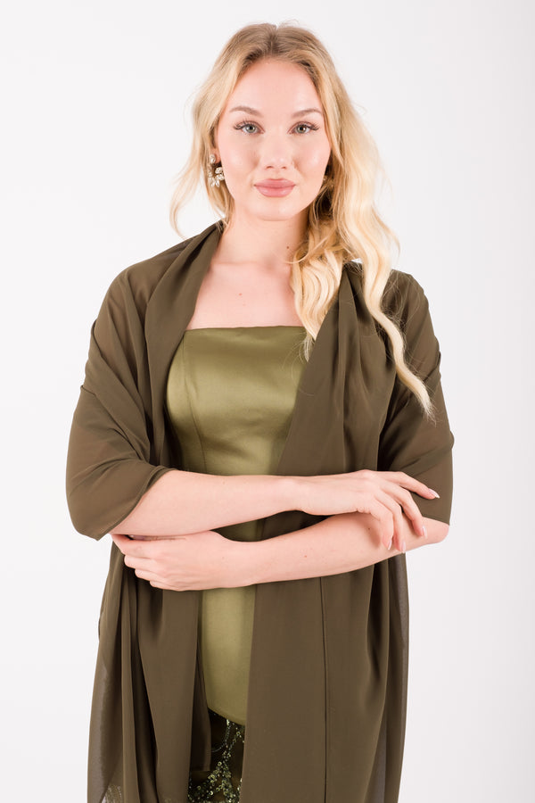 LISBON Haki Abiye Elbise