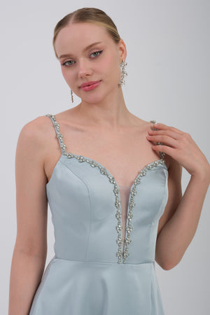 DORAYNE Mint Abiye Elbise