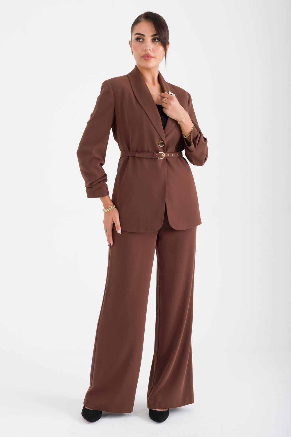 POİSE Taba Abiye Elbise