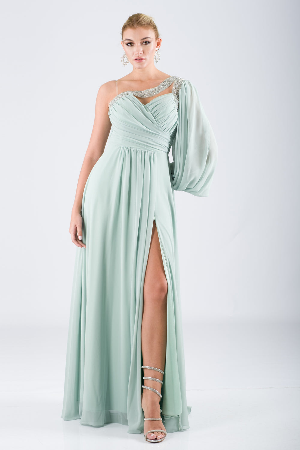 CAPICINE Mint Abiye Elbise