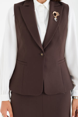 LEDUC Kahverengi Ofis Takımı