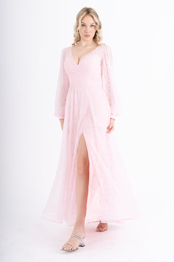 ZORYNTA Pudra Abiye Elbise