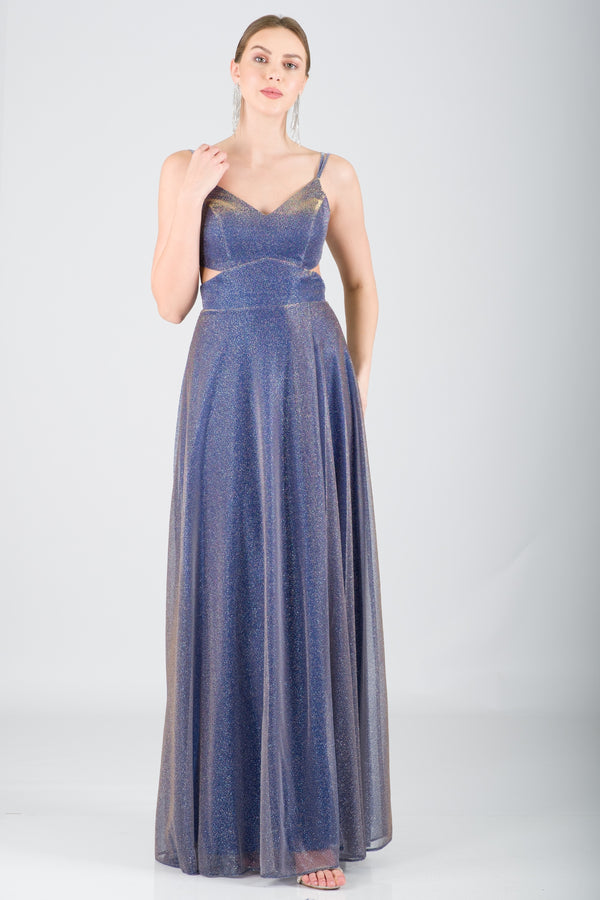 TABERTA Lacivert Abiye Elbise