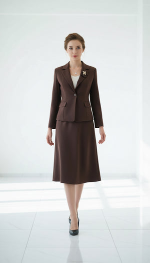 PİRNA Kahverengi Ofis Takımı