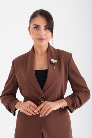 POİSE Taba Abiye Elbise