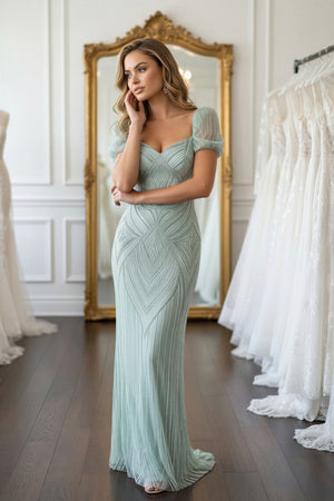 MILANO Mint Abiye Elbise