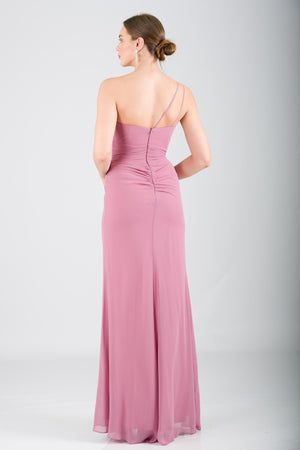 EDİTH Gül Kurusu Abiye Elbise