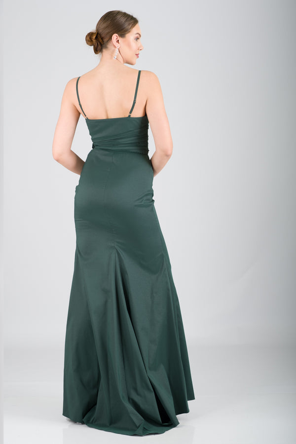 DAWN Zümrüt Abiye Elbise