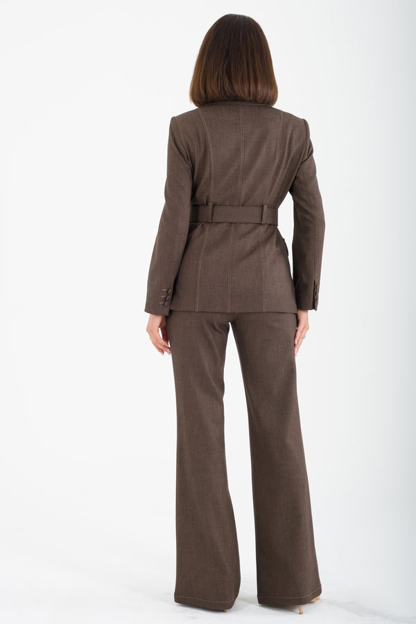 LETHBRİDGE Kahverengi Ofis Takımı