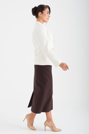 EVOKE Ekru-Kahve Ofis Takımı