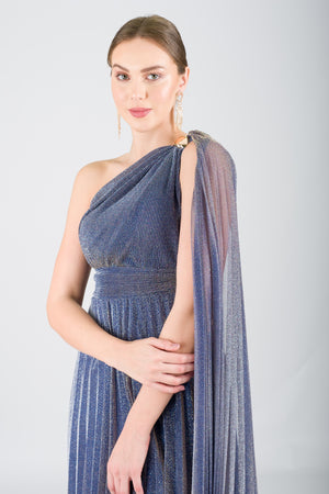 BABS Lacivert Abiye Elbise