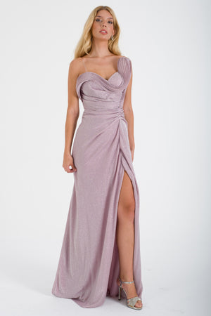 LULUH Pudra Abiye Elbise