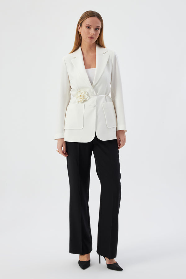 CANNES Ekru-Siyah Ofis Takımı