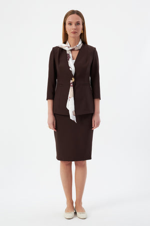 DIJON Kahverengi Ofis Takımı