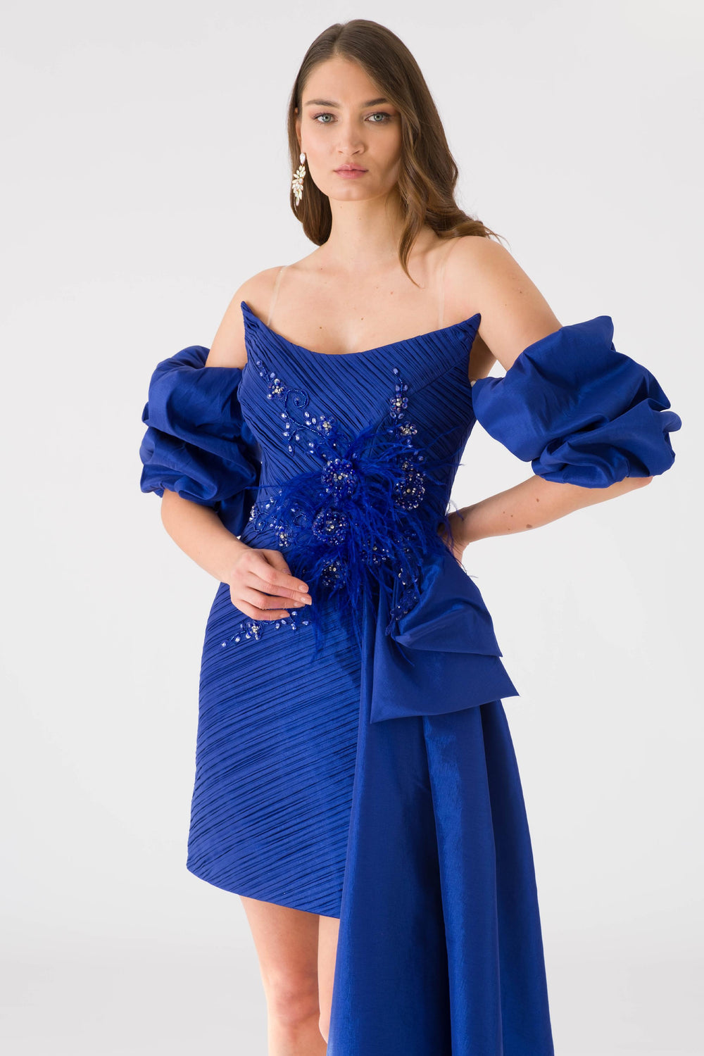 BELACU Saks Abiye Elbise