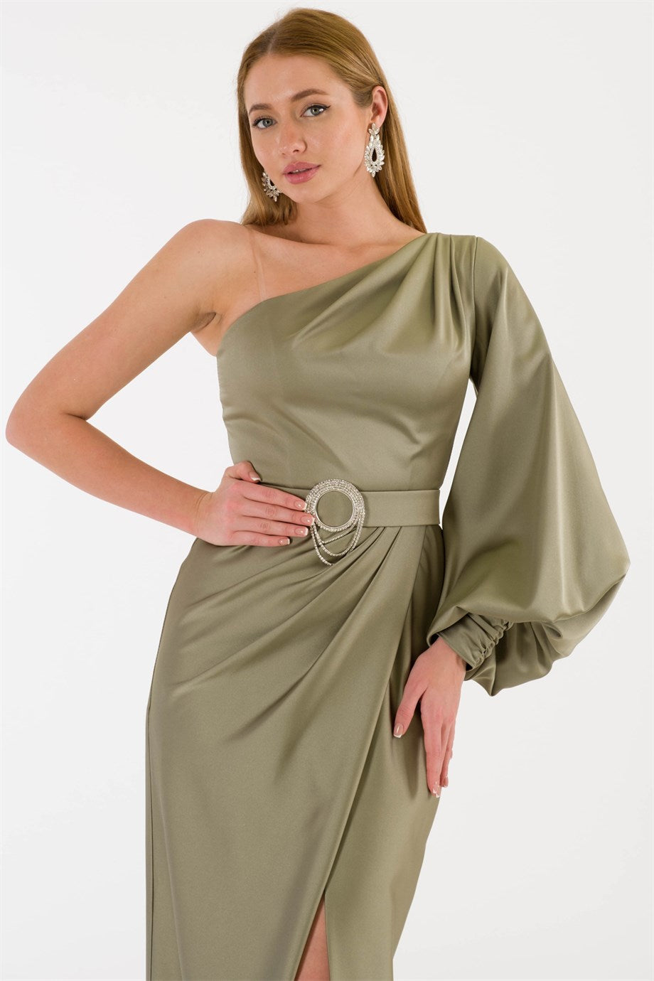 Мечтающие вечернее платье Хаки