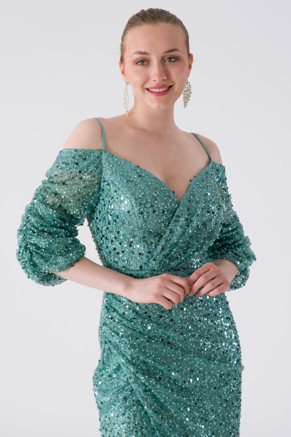 Hadley Green Evening Dress