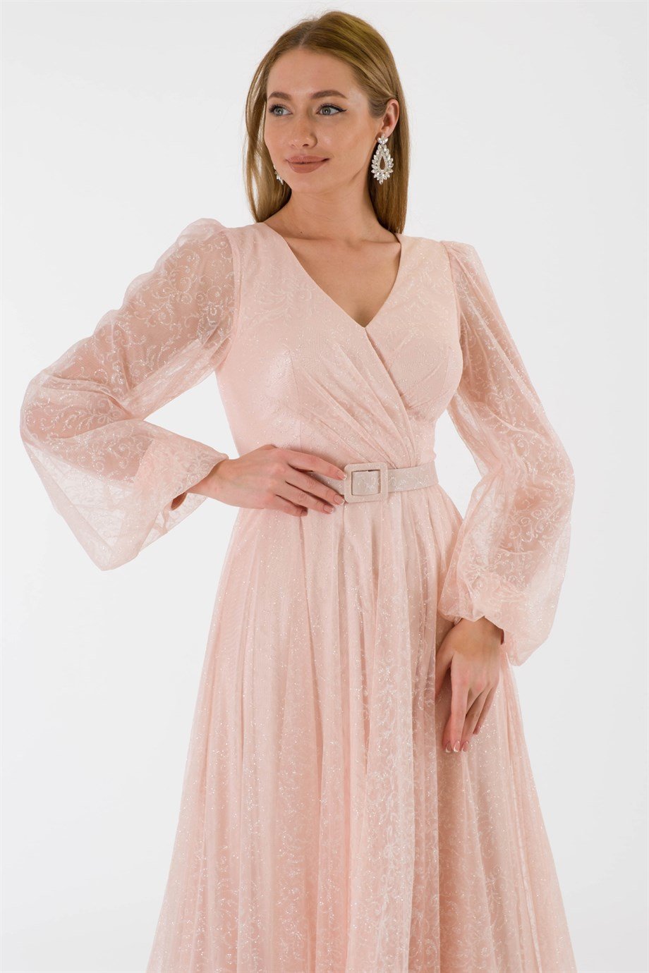 ILU Pudra Abiye Elbise