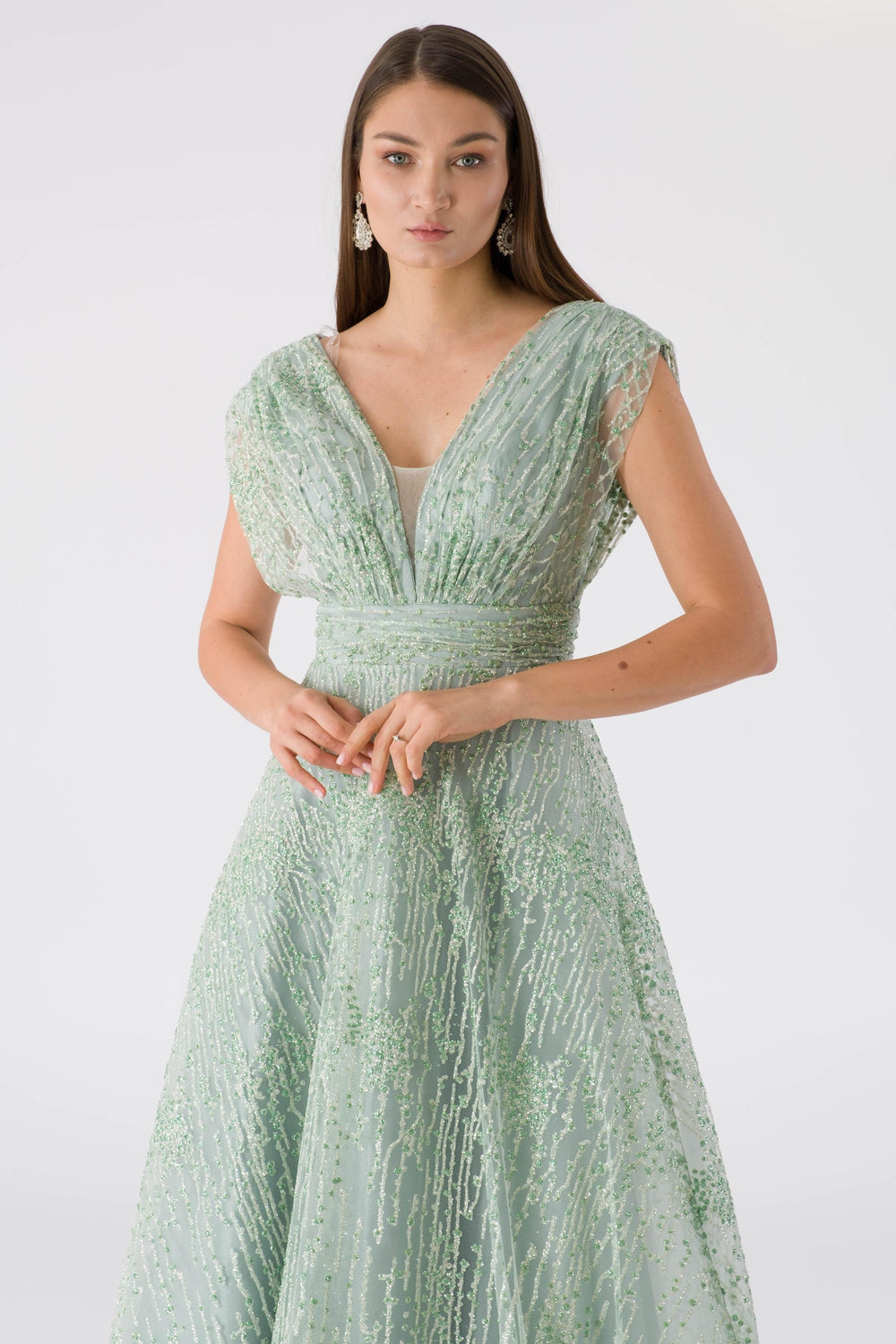 Lomus Mint Evening Dress