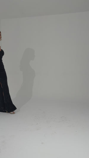 Black evening dress dress