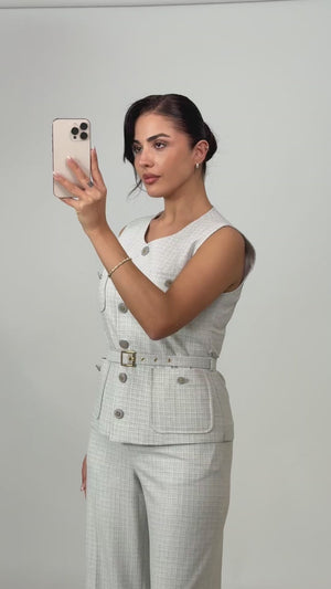 KYOTO Gri Ofis Takımı