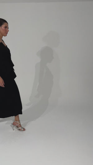 OPULENT Siyah Abiye Elbise