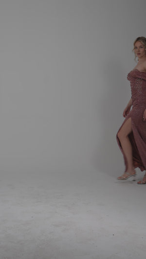 LUNARYA Tarçın Abiye Elbise