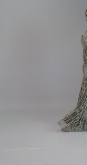 JEDDAH Haki Abiye Elbise