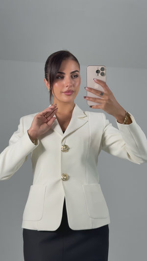 EVOKE Ekru-Siyah Ofis Takımı