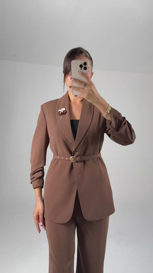 POİSE Taba Abiye Elbise