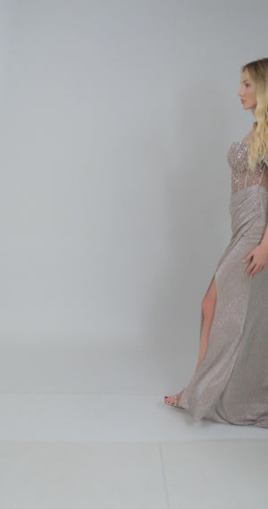 APRİL Vizon Abiye Elbise