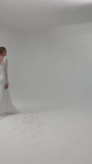 MIRELIA Beyaz Abiye Elbise