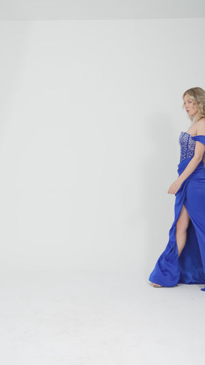 AGAETE Saks Abiye Elbise