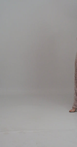 ELVARIN Vizon Abiye Elbise