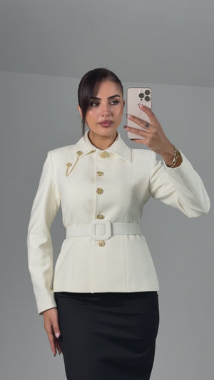 SERENE Ekru-Siyah Ofis Takımı