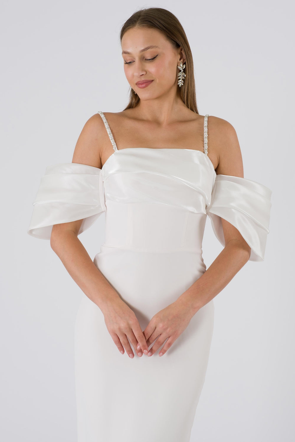 Вечернее платье Zamora ecru